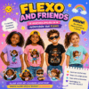 flexo and friends t-shirts alle kleuren en personages