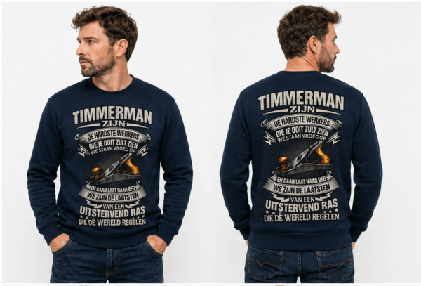 Trui met bedrukking  3xl t/m 4xl