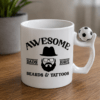 voetbal mok beard tattoo Vaderdag mokken