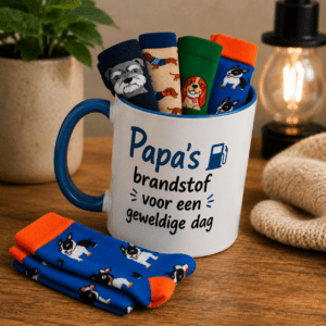 vader dag mok met sok 